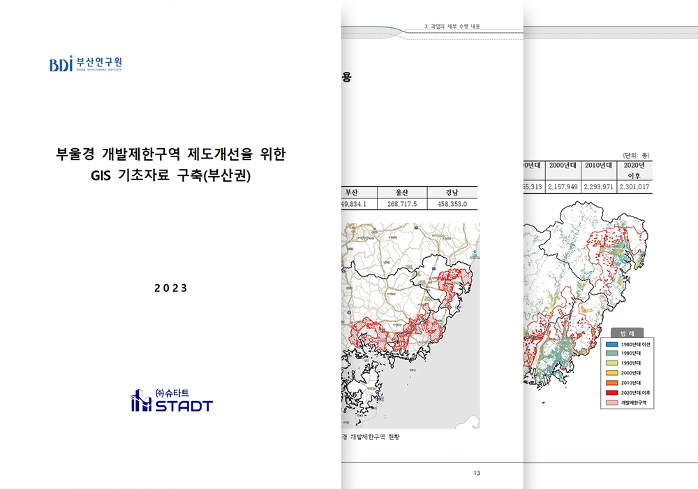 Analysis of GIS basic data to improve the system of restricted development zones in Buulgyeong