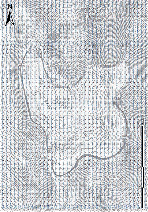 Contour Data Status-Create CAD Survey Point Information